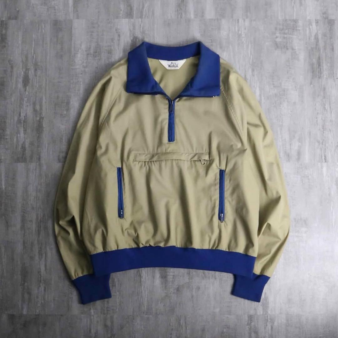 ジャケット・アウター 1970-80s woolrich half zip cotton pull