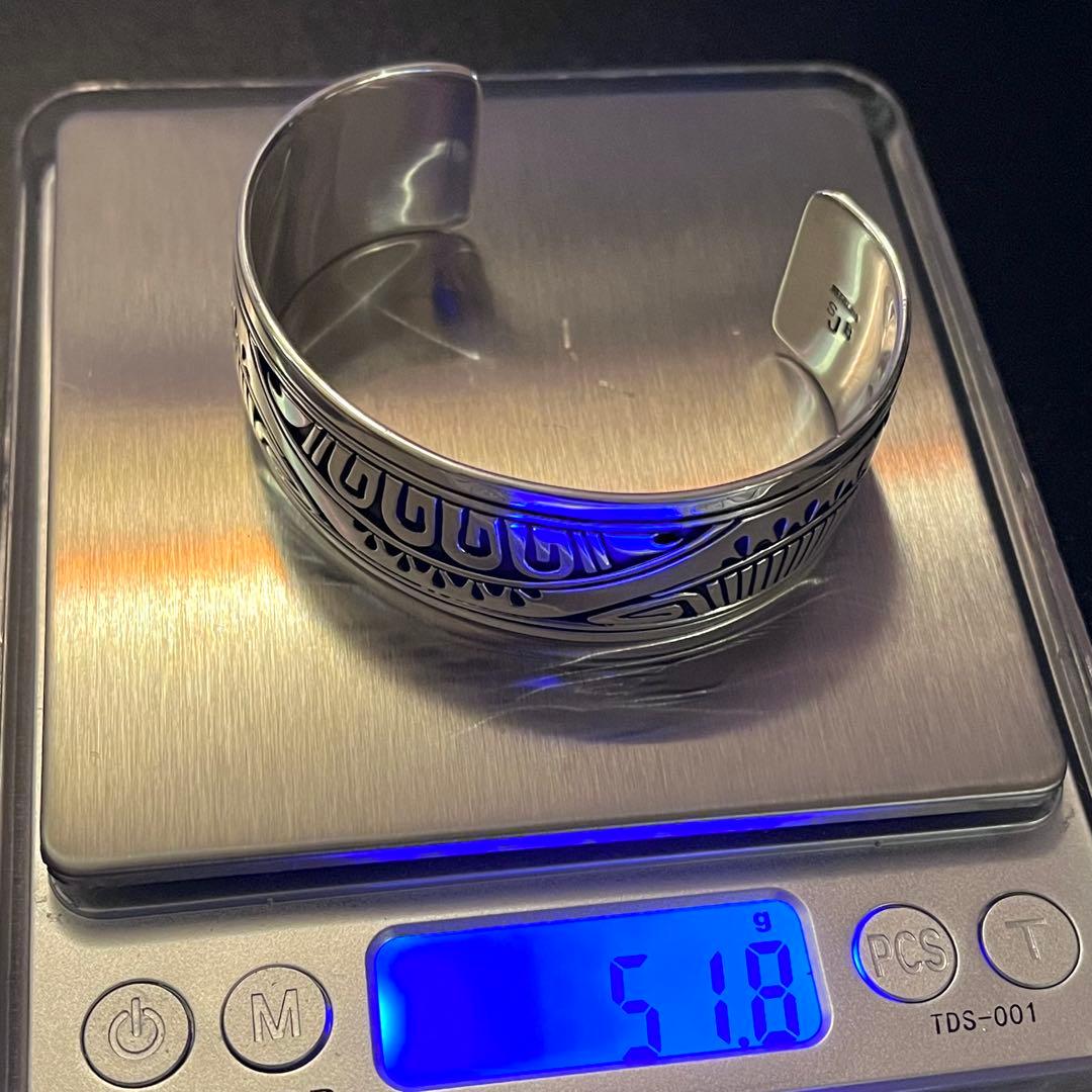 ナバホ スティーブン j ビゲイ オーバーレイ バングル インディアンジュエリー