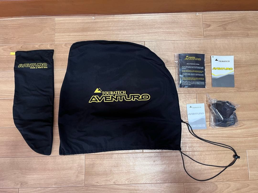 ★TOURATECH Aventuro Carbon2 黒/黄 サイズL