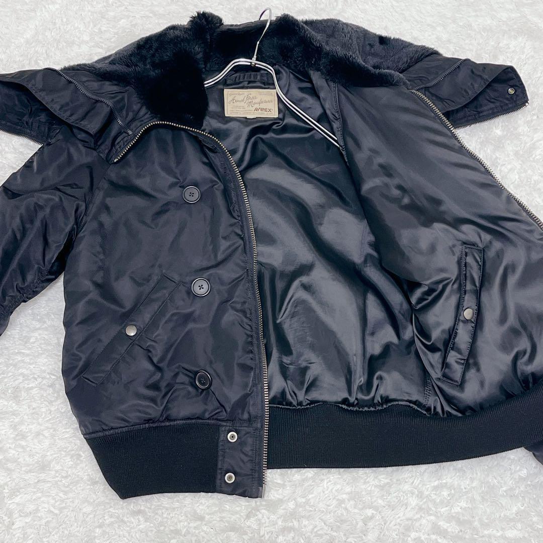 美品 Avirex フライトジャケット N-2B ブラック