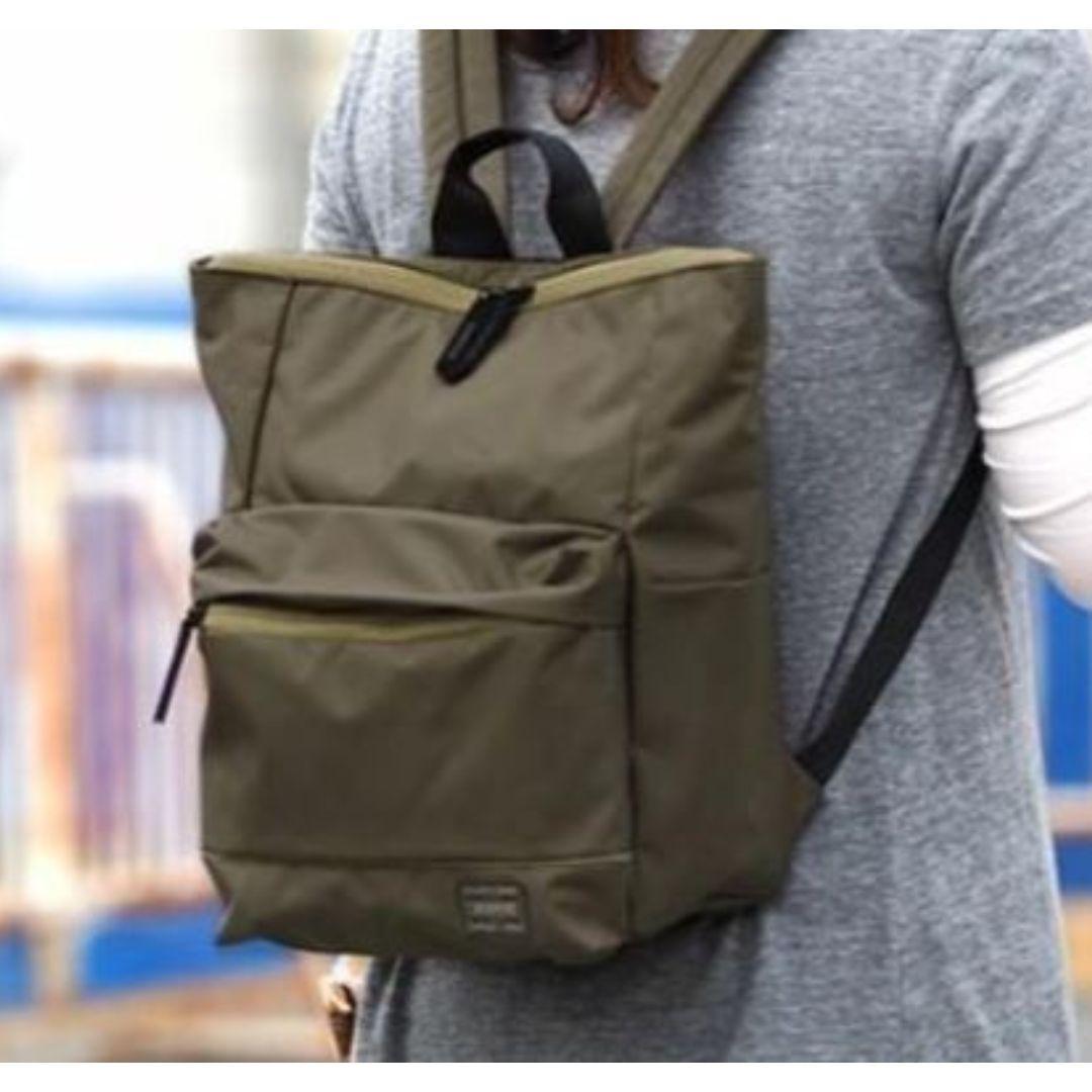 ポーター ムース リュック 2way デイパック グレージュ レディース