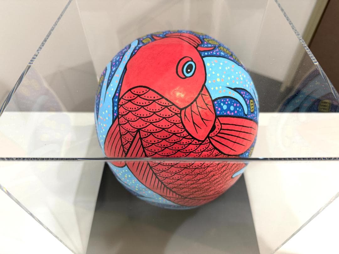 【Z李】新宿租界 極開運達磨 鯉＆アクリルオーダー達磨箱(ネームプレート付)