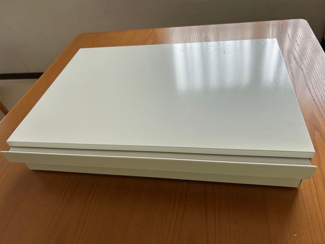 ディノス スチール製スライドテーブル 引き出し付レンジ下収納