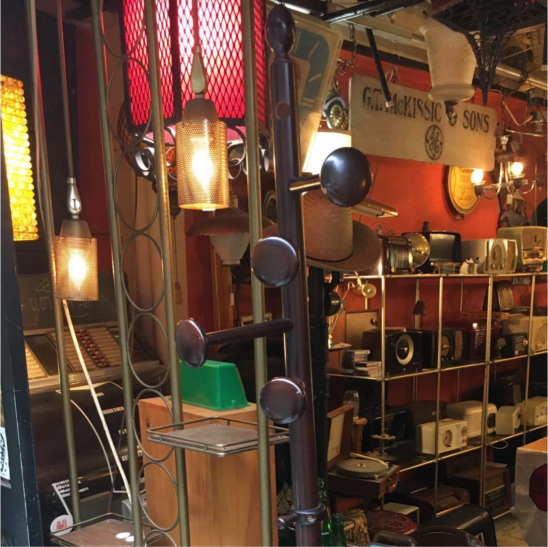 カリモク コートラック 傘立て ビンテージ