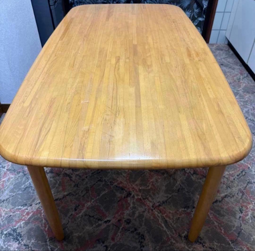 ダイニングテーブル 木製 6人掛け165cm 新生活 家具 インテリア 机