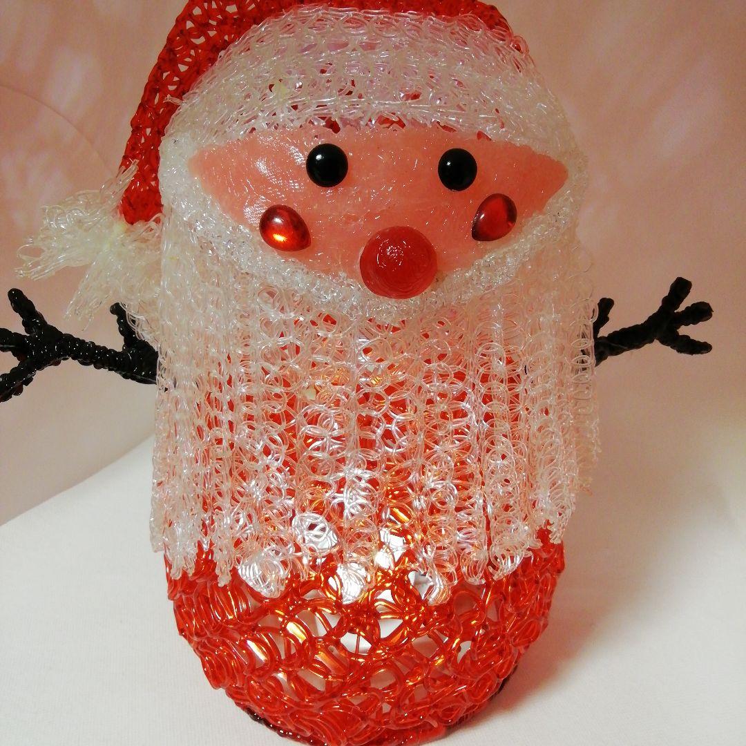 クリスマスイルミネーション室内用スノーマン電飾飾り　電池式　希少品。