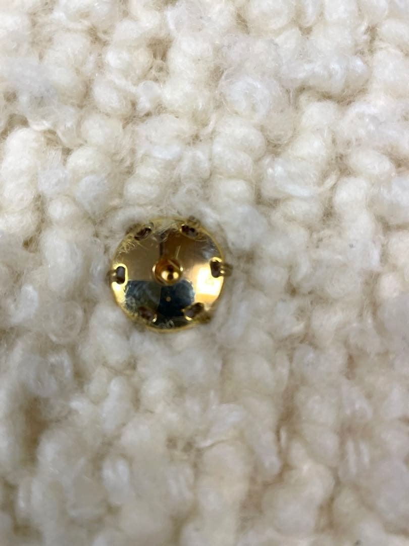 エポカ　オフホワイト　フード付きコート