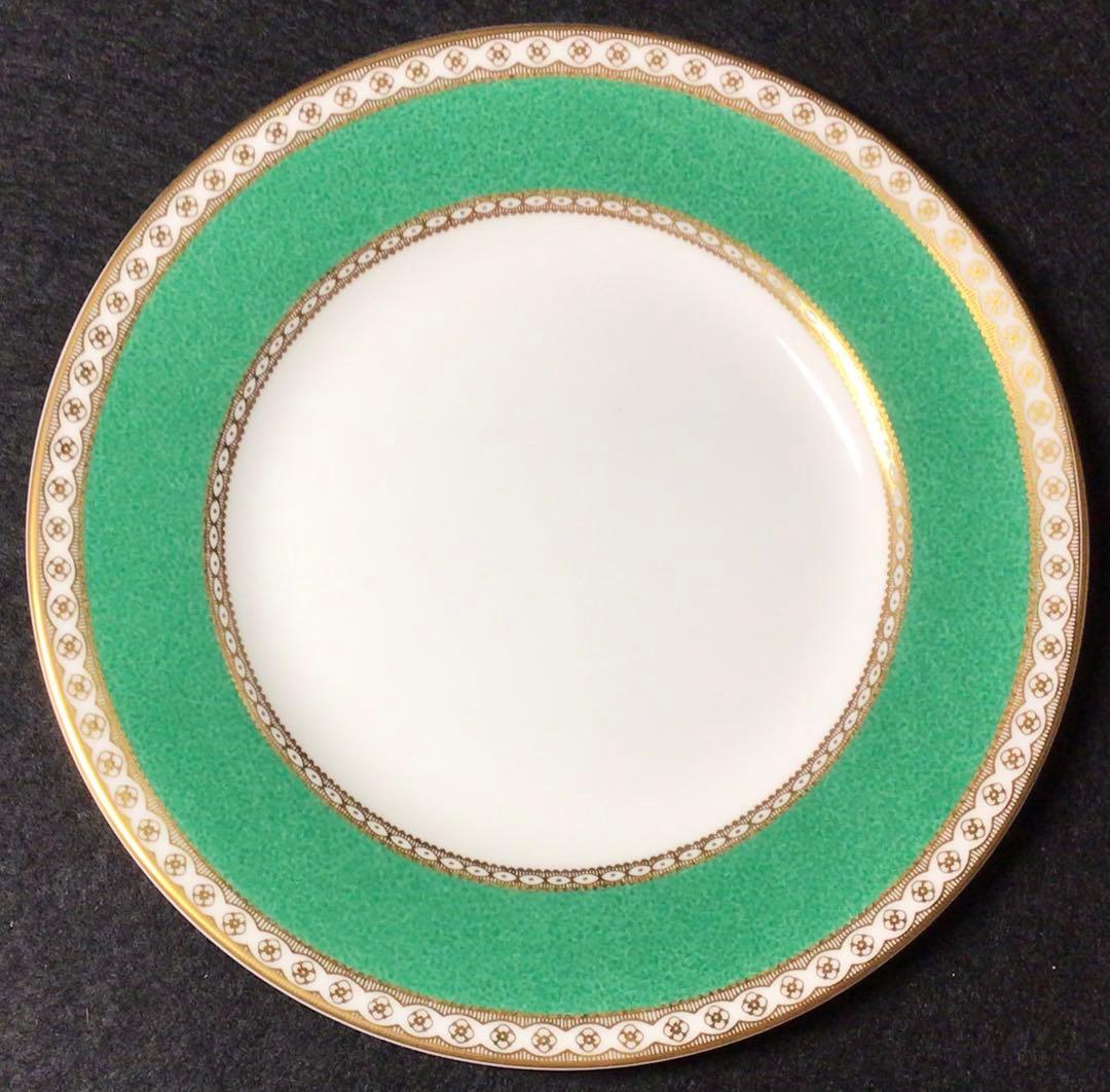 ウェッジウッド ユーランダーパウダー グリーン プレート 17.5cm 6枚