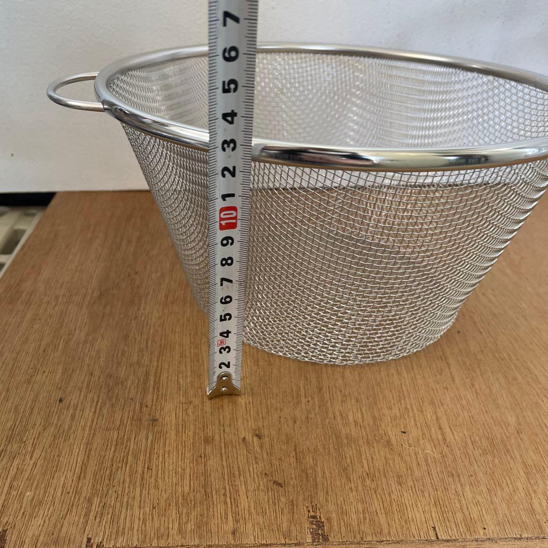 【新品/未使用】dancyu（ダンチュウ）木柄ザル付き 鍋セット 22㎝