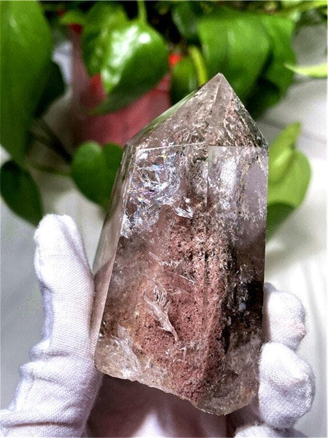 AAA級天然ガーデンクォーツ六角柱YT8P2/210P06A