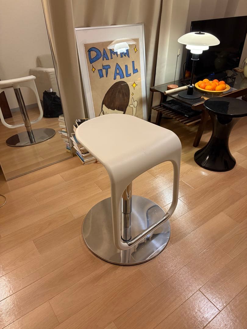 ミッドセンチュリー　バーチェア　二脚