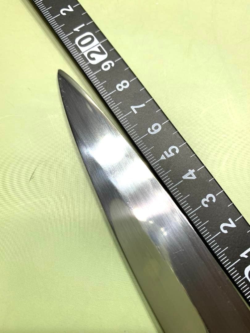 有次　柳刃包丁　刃渡り19.5cm