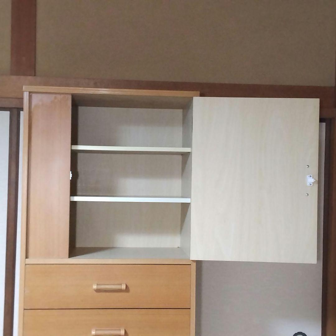 ＊たっぷり収納 整理タンス 3棚&7杯の引出し チェスト キャスター付 衣装