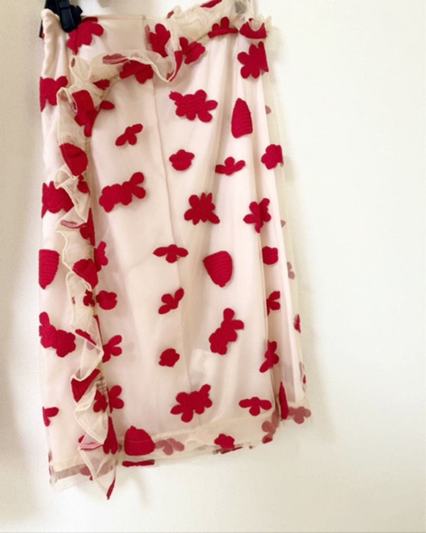 【シモーネロシャ】チュール　タイトスカート