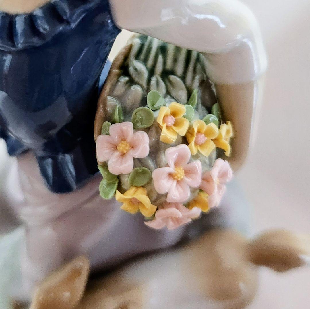 リヤドロ【美品】フィギュリン《少女と犬》No.5761