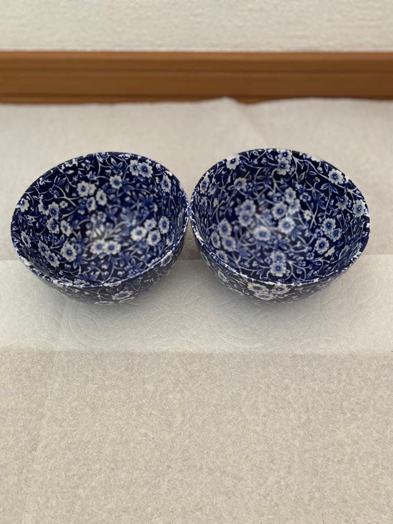 バーレイ ブルーキャリコ シュガーボウル L