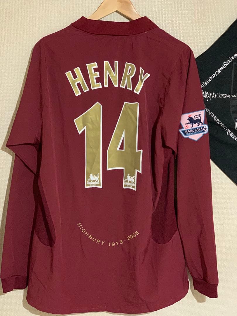アーセナル Nike 長袖ジャージ XL ヘンリー 14