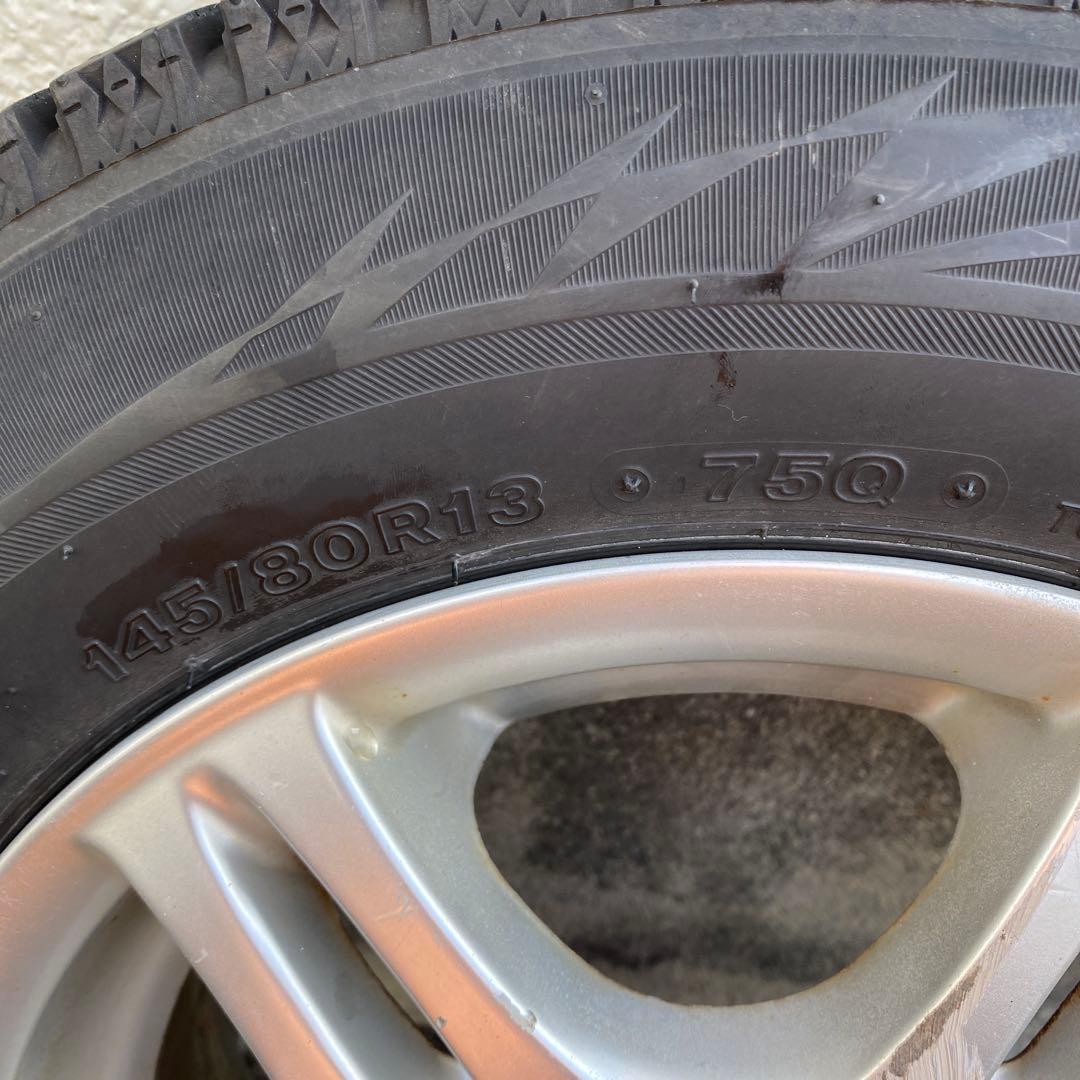 ①VRX2 145/80R13 24年製　タイヤホイール4本セット