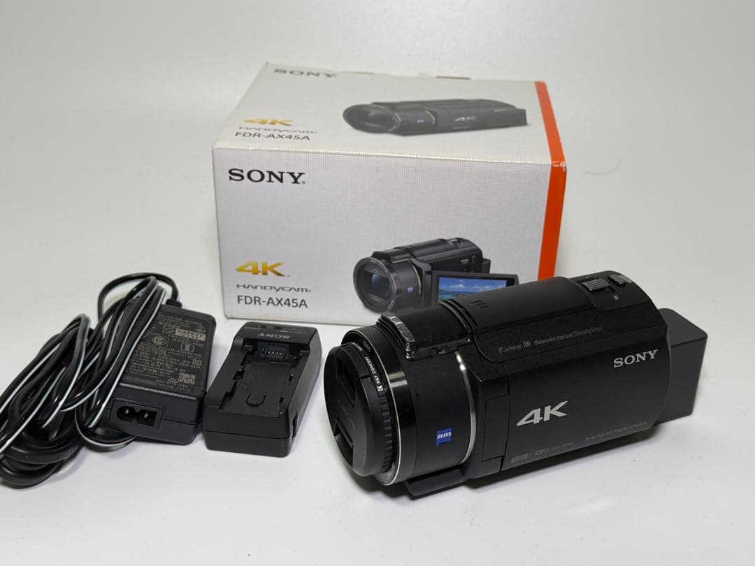 SONY AX45A 別売りバッテリーチャージャー付き