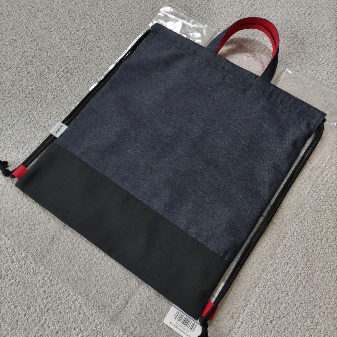 近鉄×familiar 近鉄特急ひのとり ナップサック レッスンバッグ 手提げ