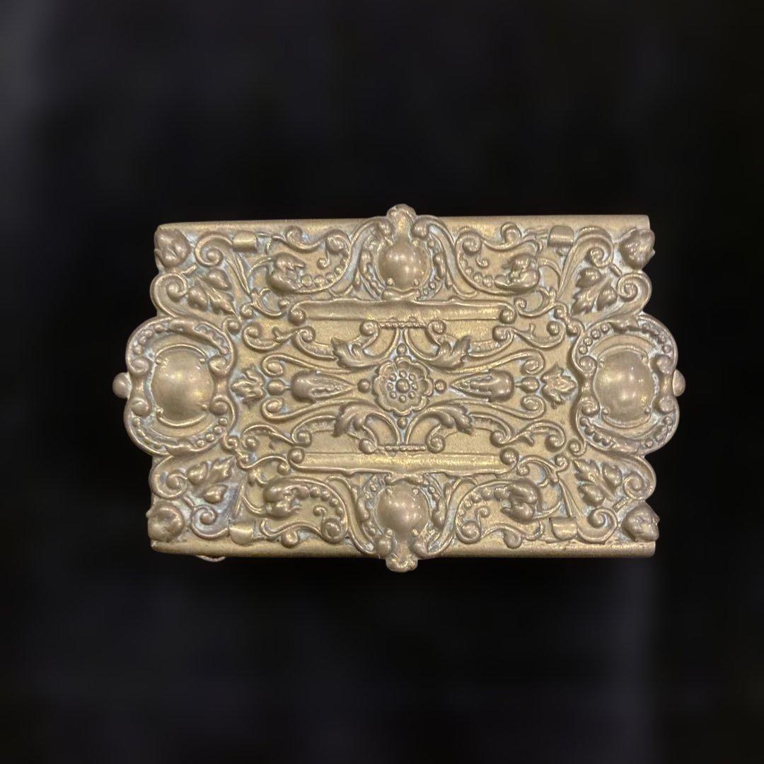 1930年代イギリス製真鍮のマッチ箱ケース