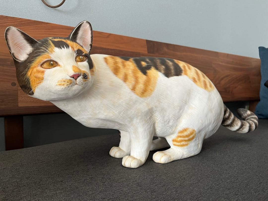 張り子 猫 宮地乃梨子