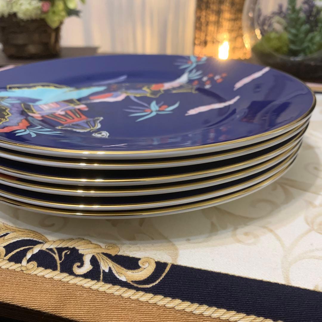 未使用　ウェッジウッド ブルーパゴダ　ワンダーラスト　21cmケーキプレート