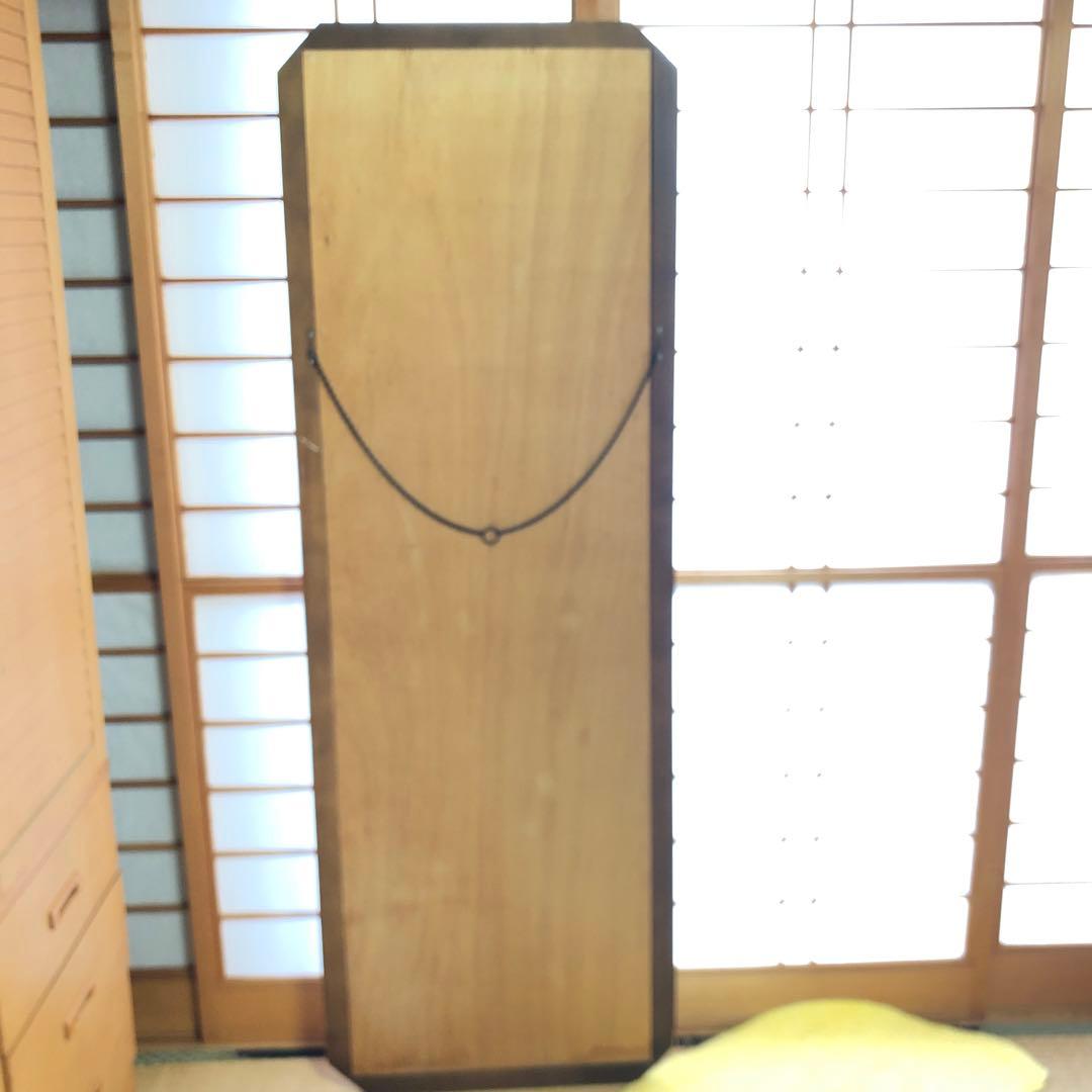 アンティーク　姿見　全身鏡　全長162cm立て掛け　GRAND 木　重量約8kg