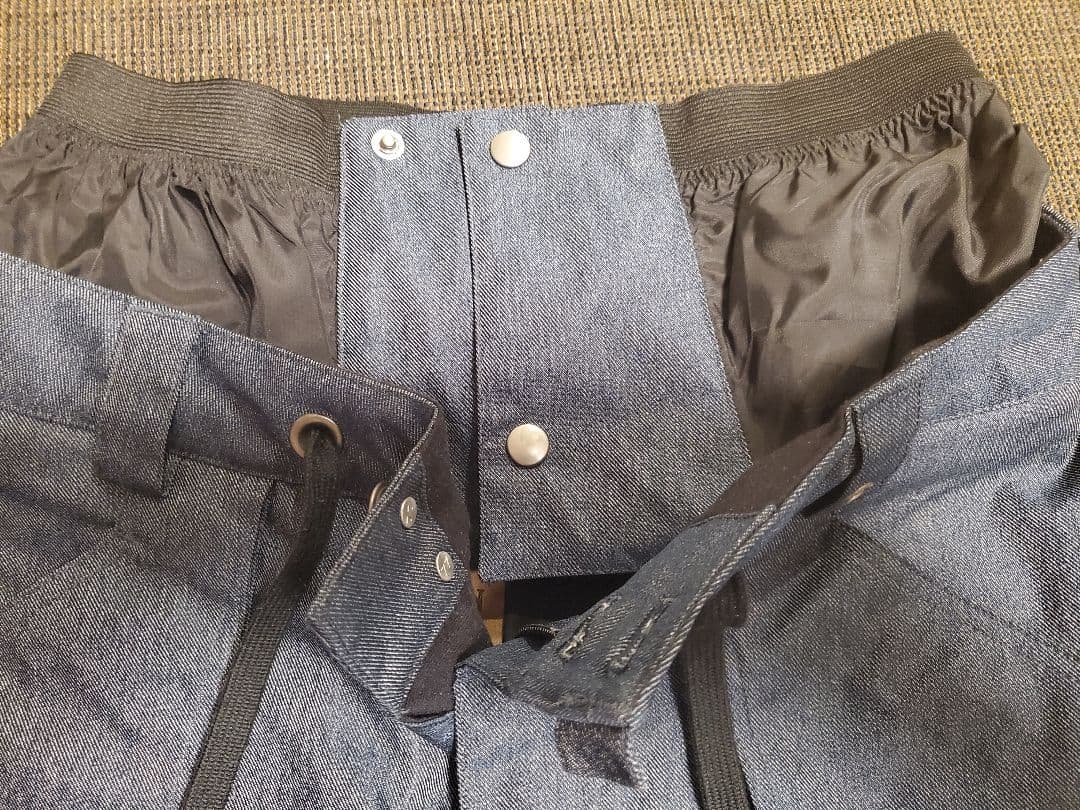 686　バートン　 上下 ３点セット　チェック　デニム柄　パーカー　スノーボード