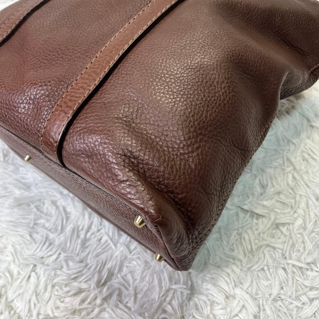 美品✨土屋鞄　トーンオイルヌメ　デイリートートバッグ　レザー　ブラウン　A4