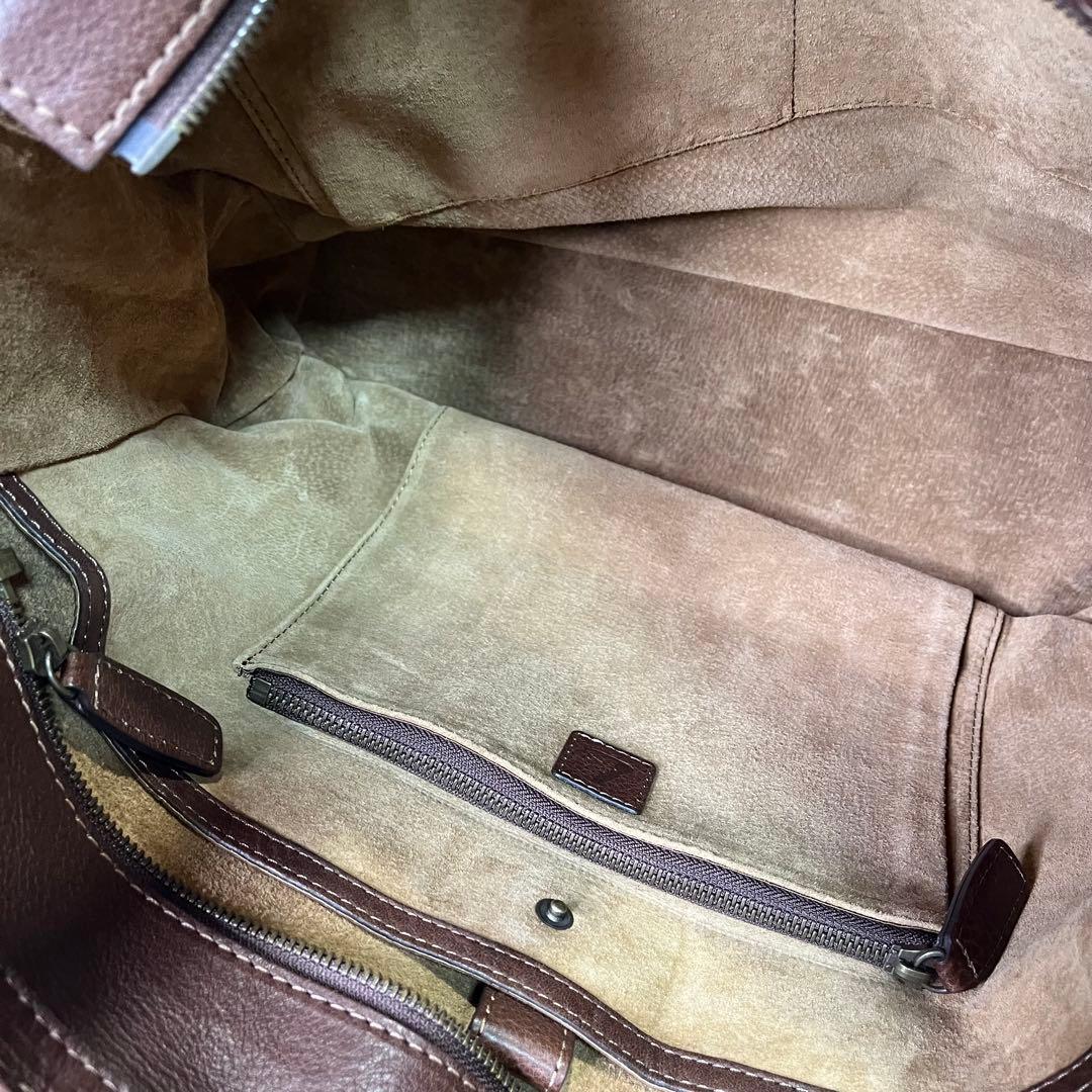 美品✨土屋鞄　トーンオイルヌメ　デイリートートバッグ　レザー　ブラウン　A4