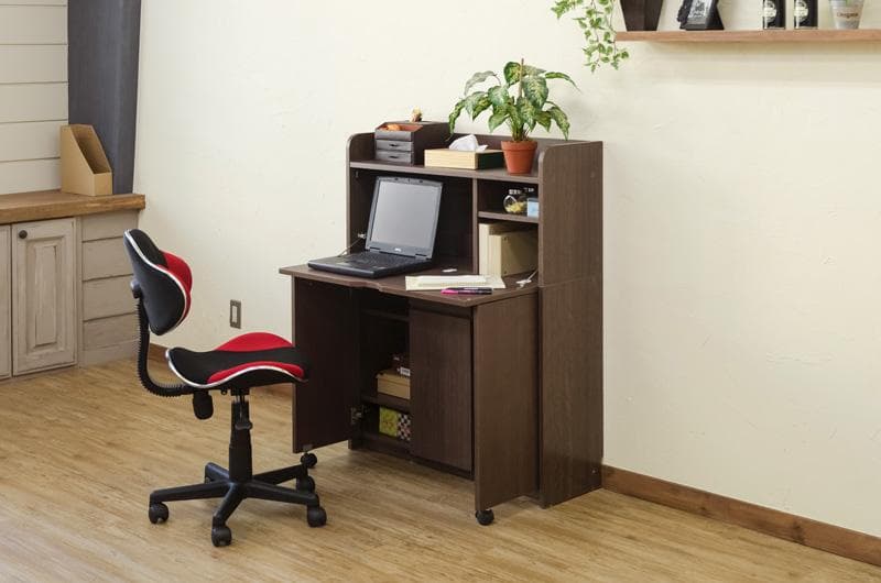 【新品・送料無料】Solano　ライティングデスク　90幅　DBR/NA/WH