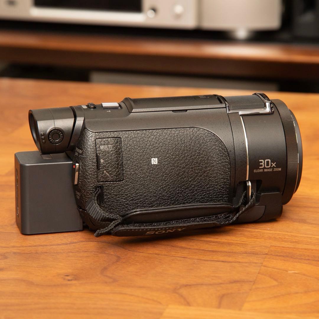 SONY FDR-AX60 ビデオカメラ シューティンググリップ付き