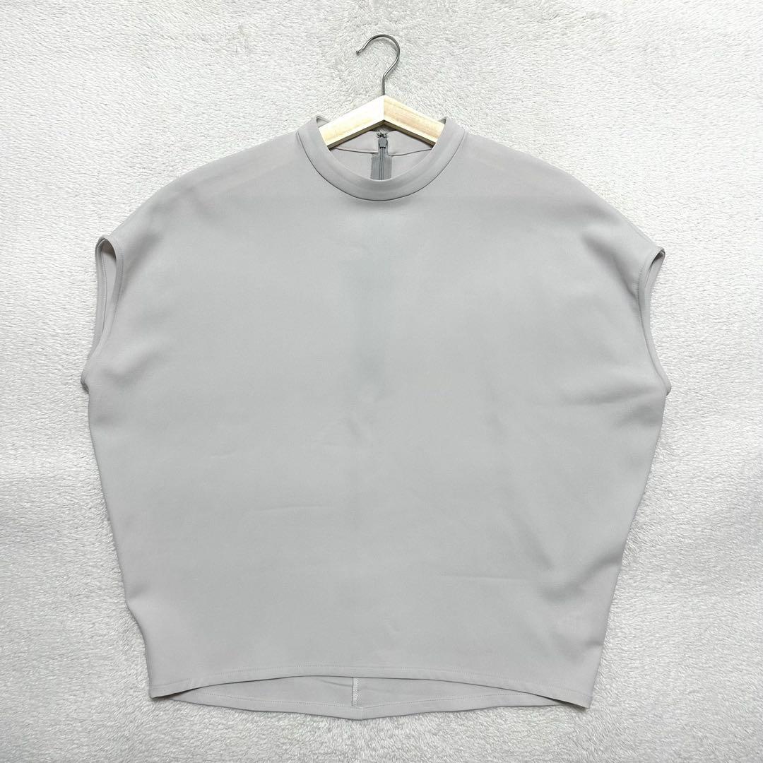 soéju ソージュ　スタンダードカラーコクーンブラウス　グレー　2025