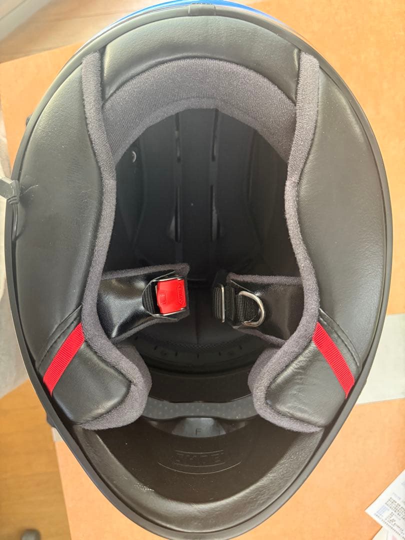 SHOEI フルフェイスヘルメット ブラック/ホワイト/ブルー　GT-Ａir