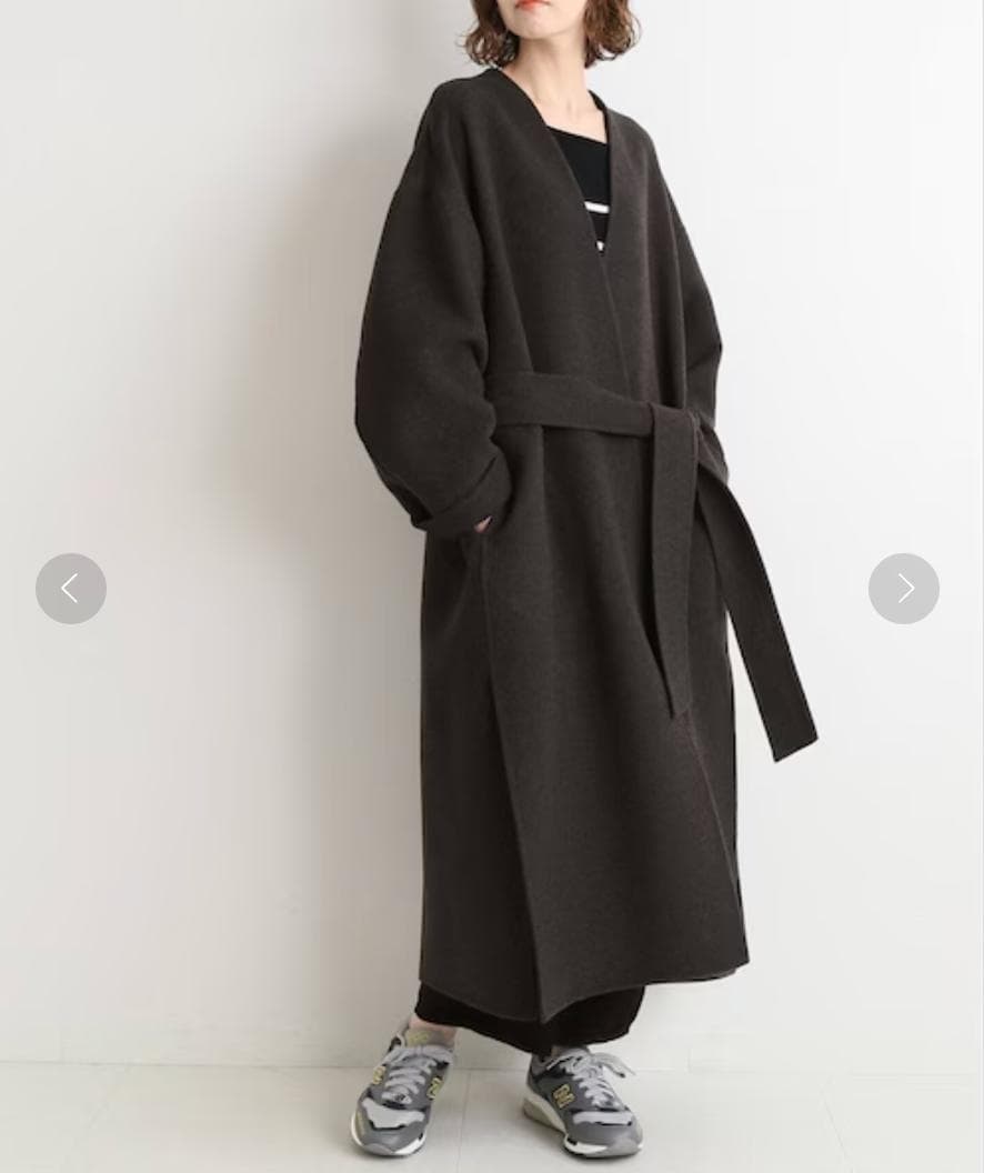 美品✨イエナ　MANTECO PUREダブルフェイスコート マンテコ 34