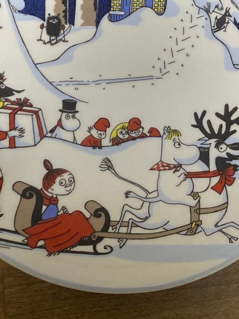 【ぐみ様】ムーミンアラビア ウォールプレート 1997年クリスマスグリーティング