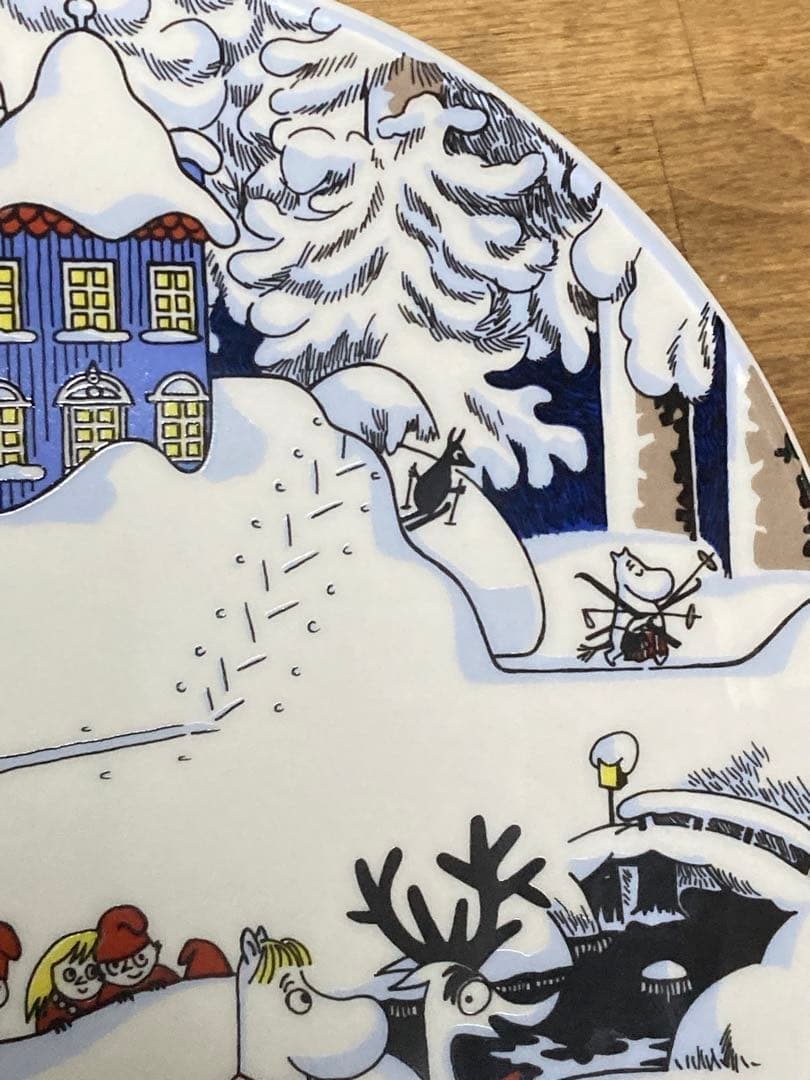 【ぐみ様】ムーミンアラビア ウォールプレート 1997年クリスマスグリーティング