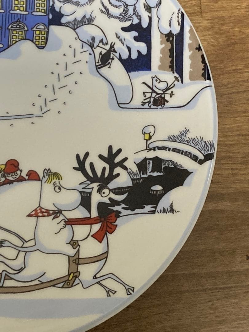 【ぐみ様】ムーミンアラビア ウォールプレート 1997年クリスマスグリーティング