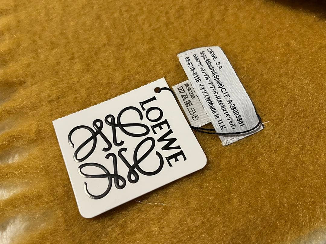 [新品未使用]LOEWEロエベ　冬　モヘヤ　マフラー　a-28003861