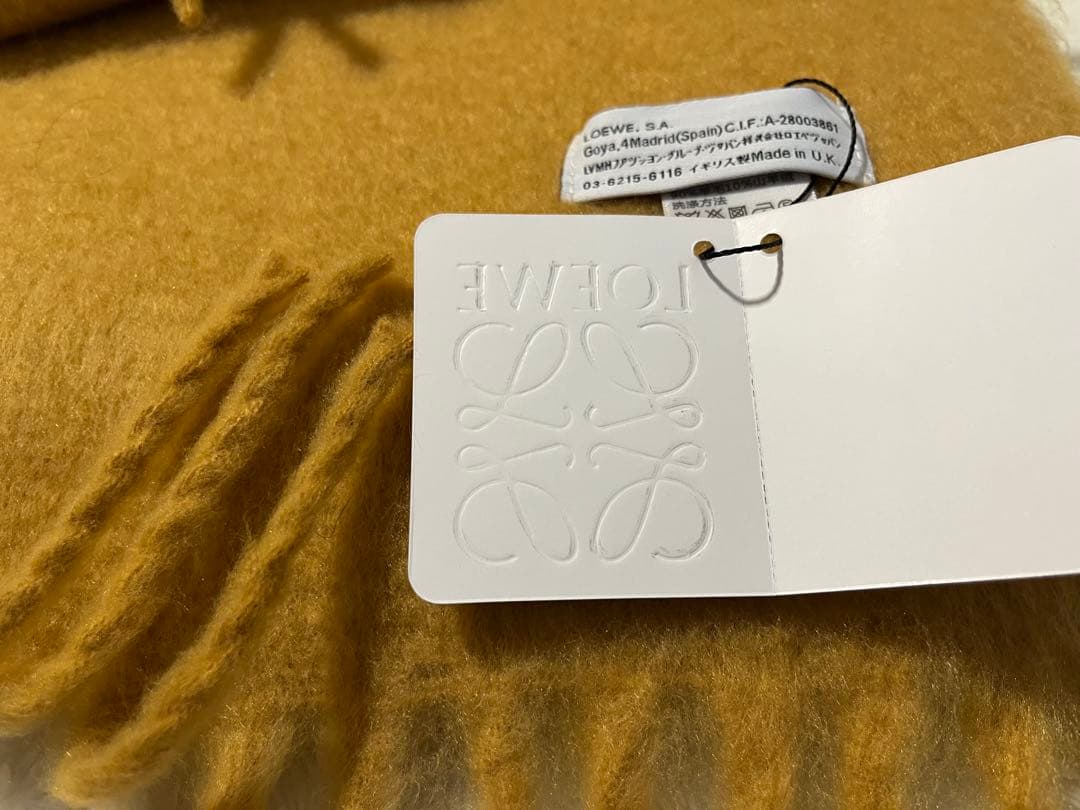 [新品未使用]LOEWEロエベ　冬　モヘヤ　マフラー　a-28003861