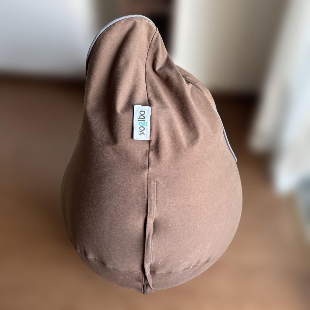 yogibo ティアドロップ型ビーズクッション ブラウン