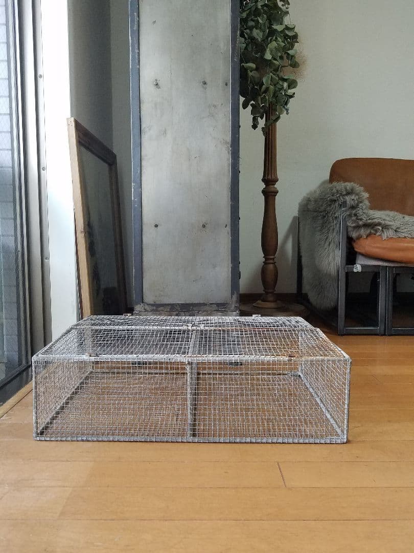 アイアンスクエアかご