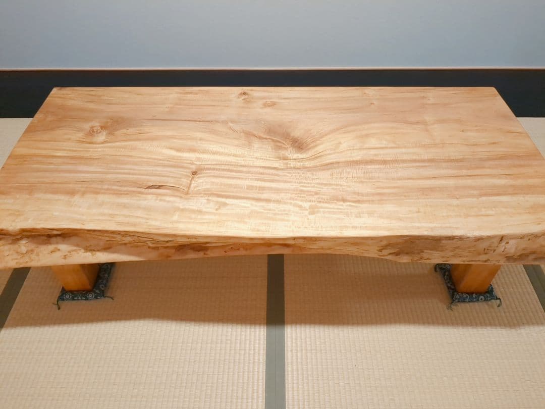 欅（けやき）　一枚板　座卓　ローテーブル