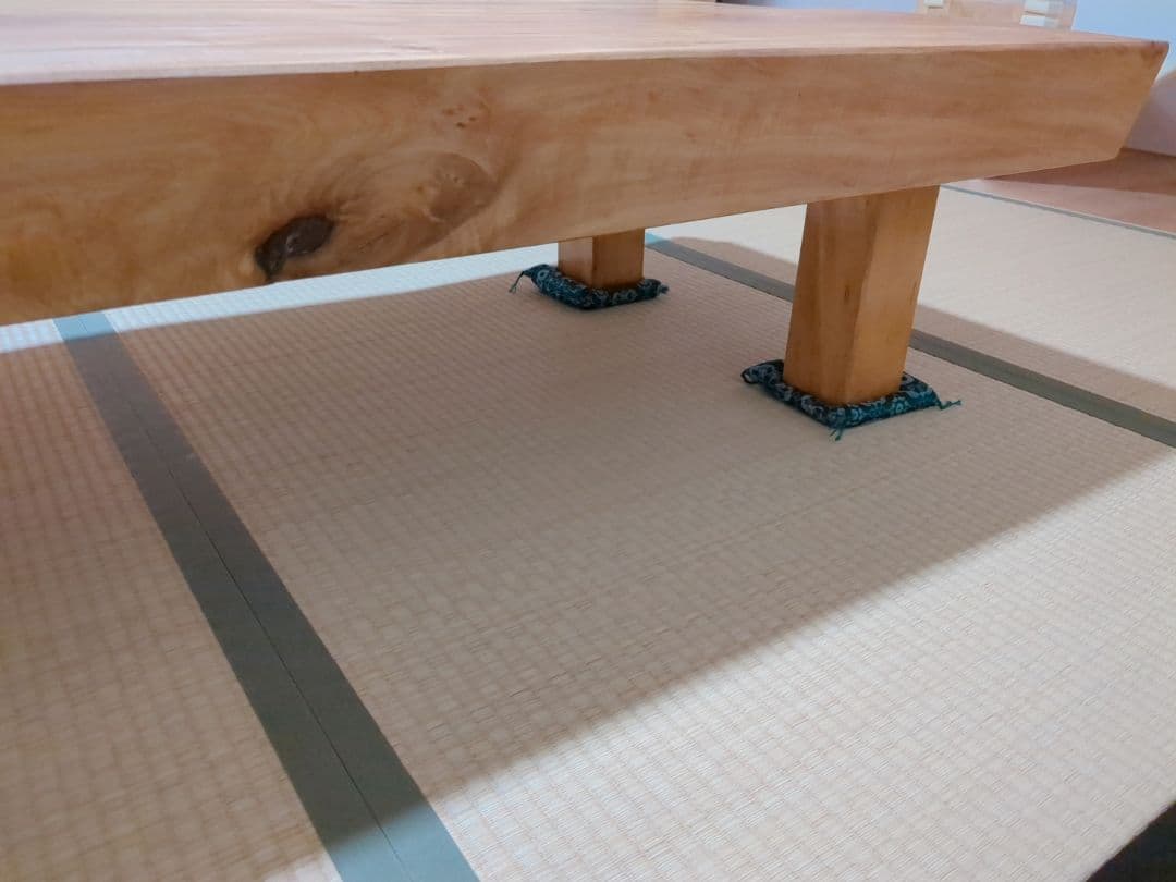 欅（けやき）　一枚板　座卓　ローテーブル