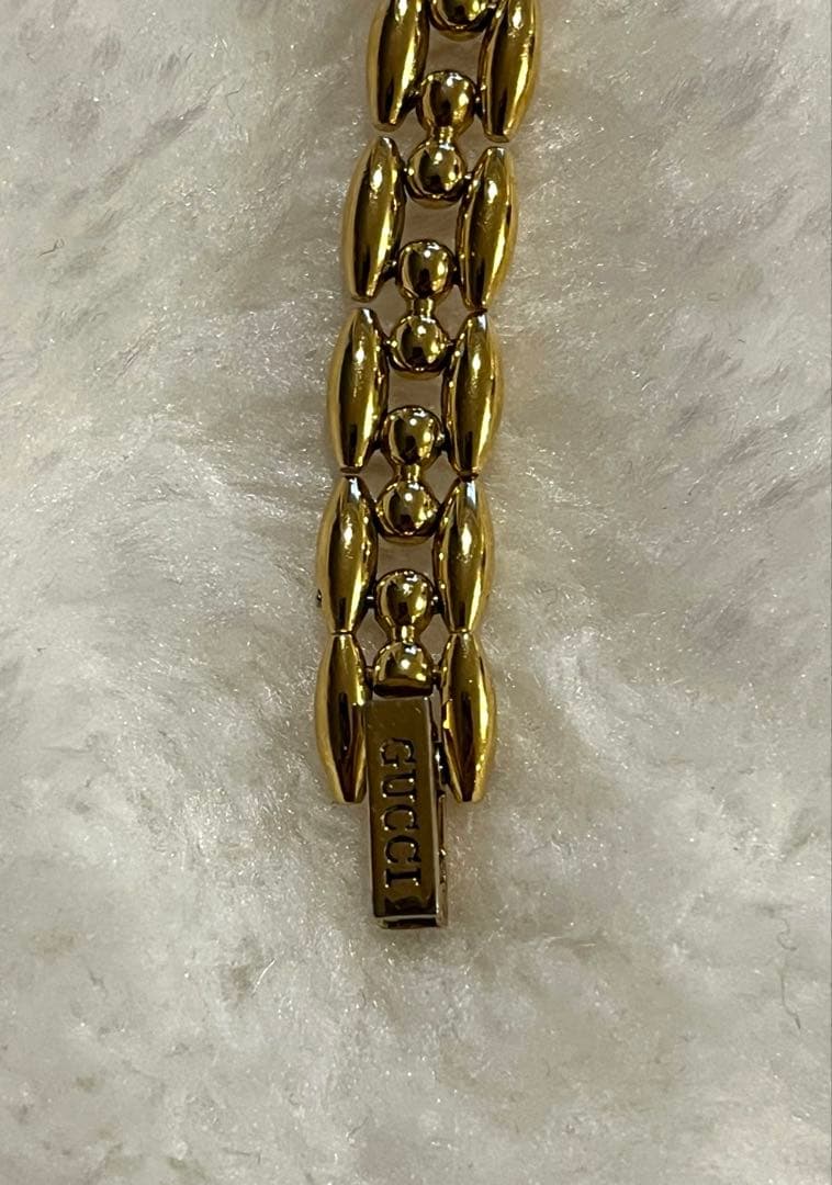 GUCCI カラーベゼル6色つきゴールド腕時計⭐︎ 電池交換済み