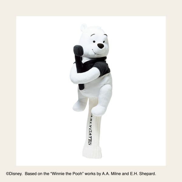 PEARLY GATES プーさん　ファー カートバッグ　ポーチ　3点セット▶️