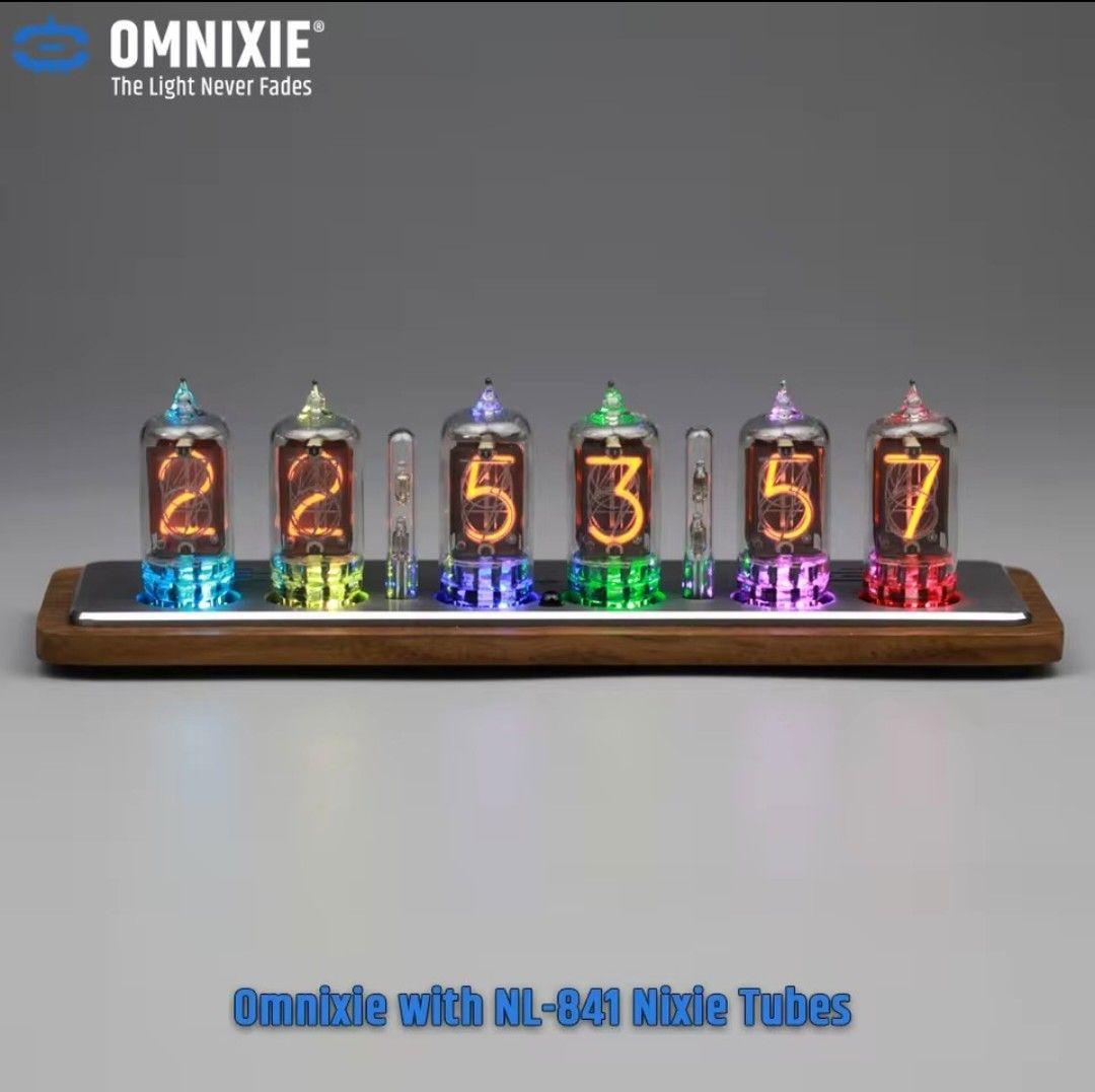 【入手困難】ニキシー管時計 NL-841 6本使用 OMNIXIE Nixie