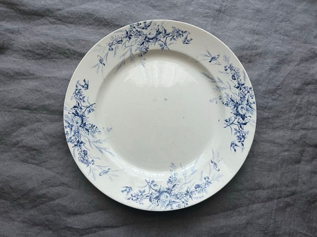 ＊希少＊ 大皿 Creil et Montereau LINOTTE リノット