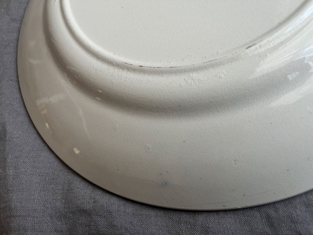 ＊希少＊ 大皿 Creil et Montereau LINOTTE リノット